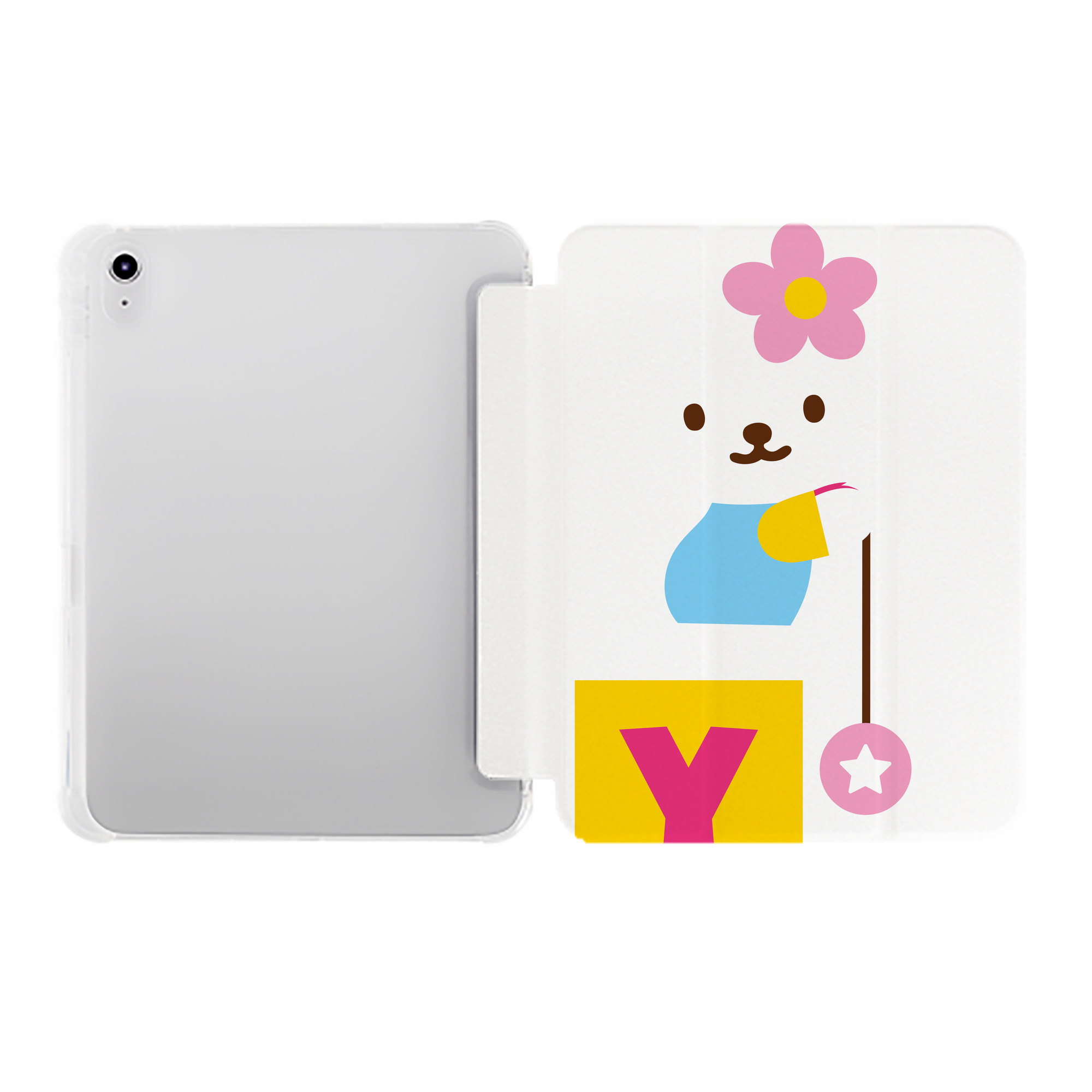 （画像用） Hello Kitty ハローキティ IPad ケース ペン収納付き 三つ折りスタンド PUレザー×シリコン 対応機種9.5/10.5/10.9インチ